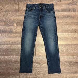 Uniqlo Women's Dark Blue Straight Leg Jeans